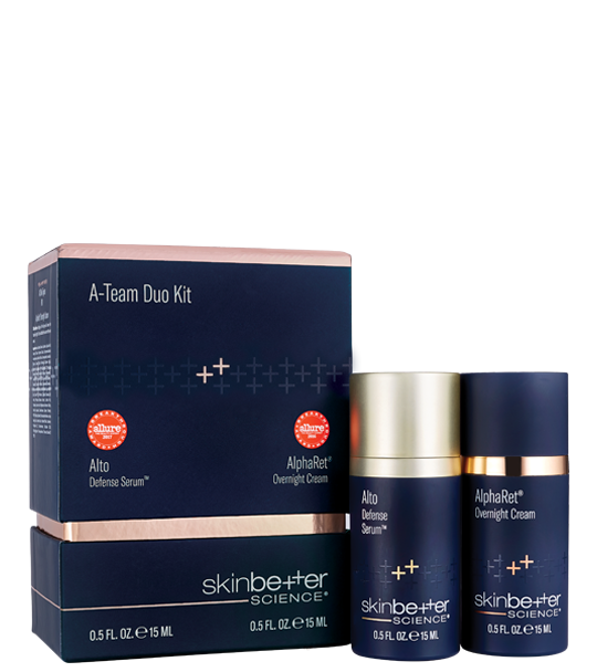 Protect & Correct A-Team Duo Kit This dynamic award-winning duo will help protect and correct the look and feel of your skin.
