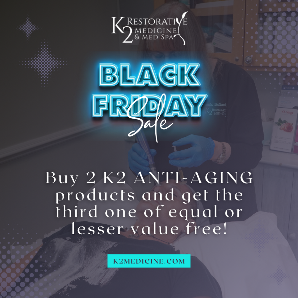 Buy 2 K2 ANTI-AGING products and get the third one of equal or lesser value free!