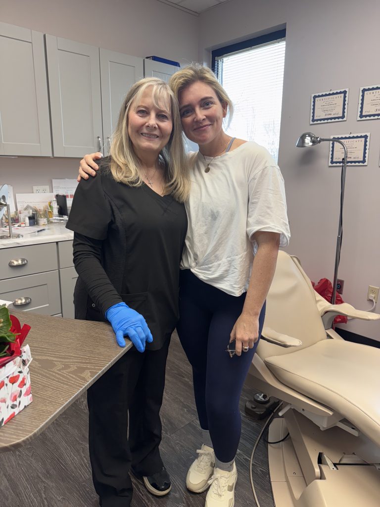 Dr. Kulback and Patient Selfie Devon and Dr. Pam